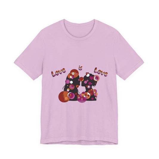 Women’s Geometric Pride Tee - Love is Love Edition