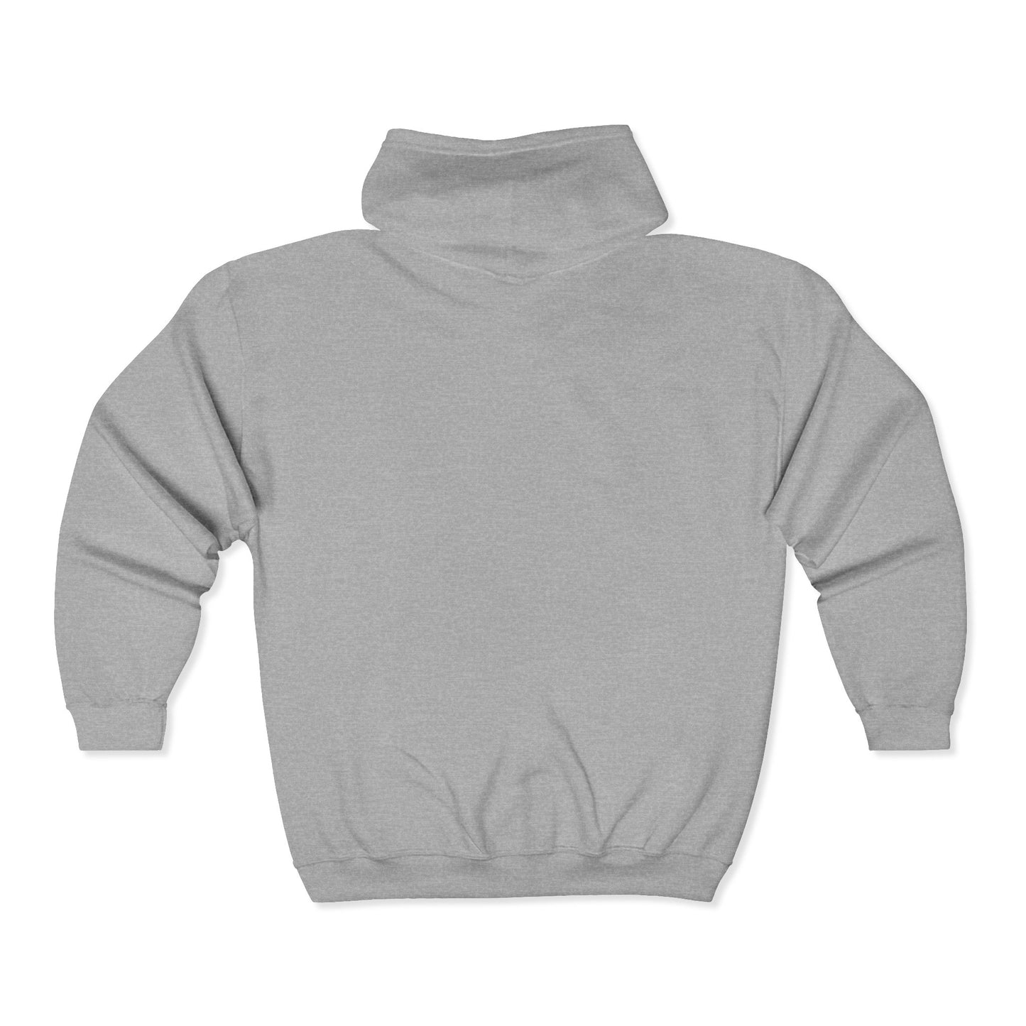 Full-Zip Hooded Sweatshirt Community Classic (Front Logo Only - Plain Back)