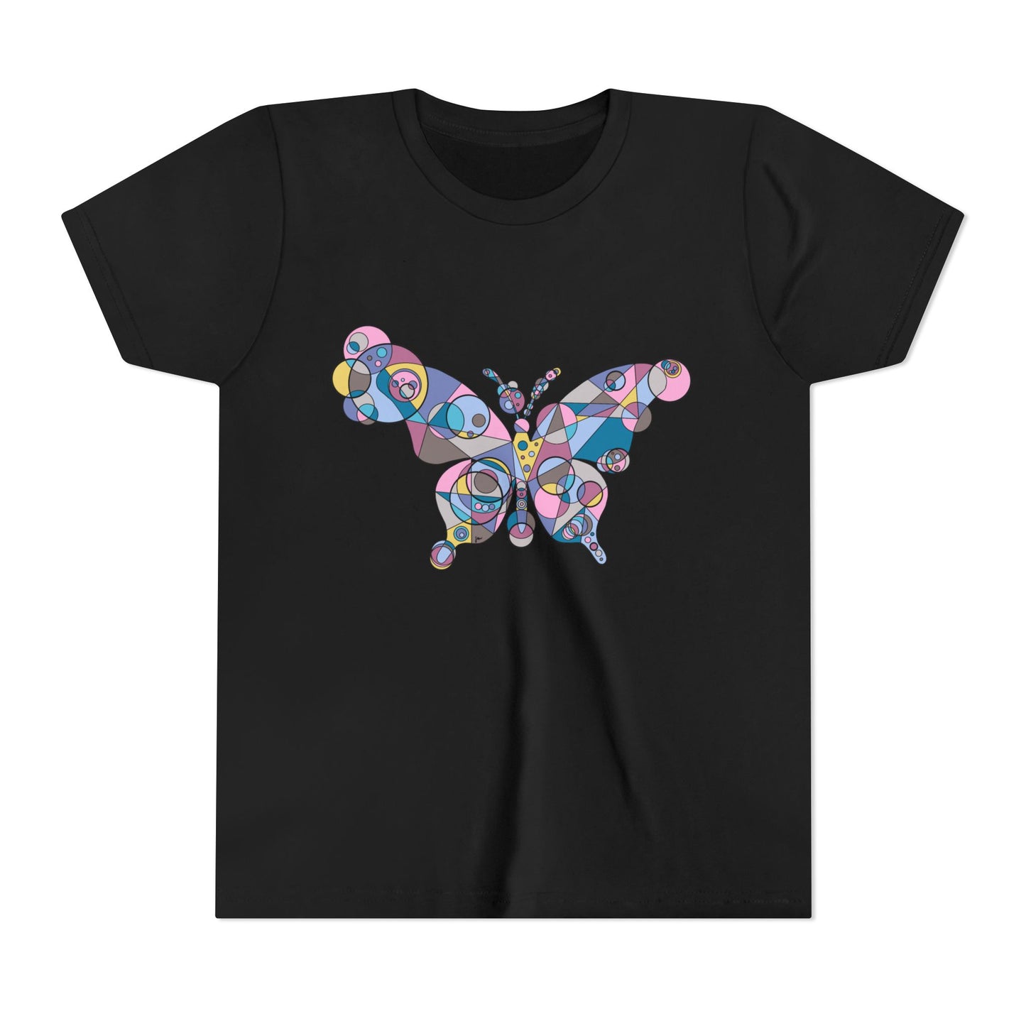 Youth Unisex Geometric Butterfly Tee - Ethereal Edition