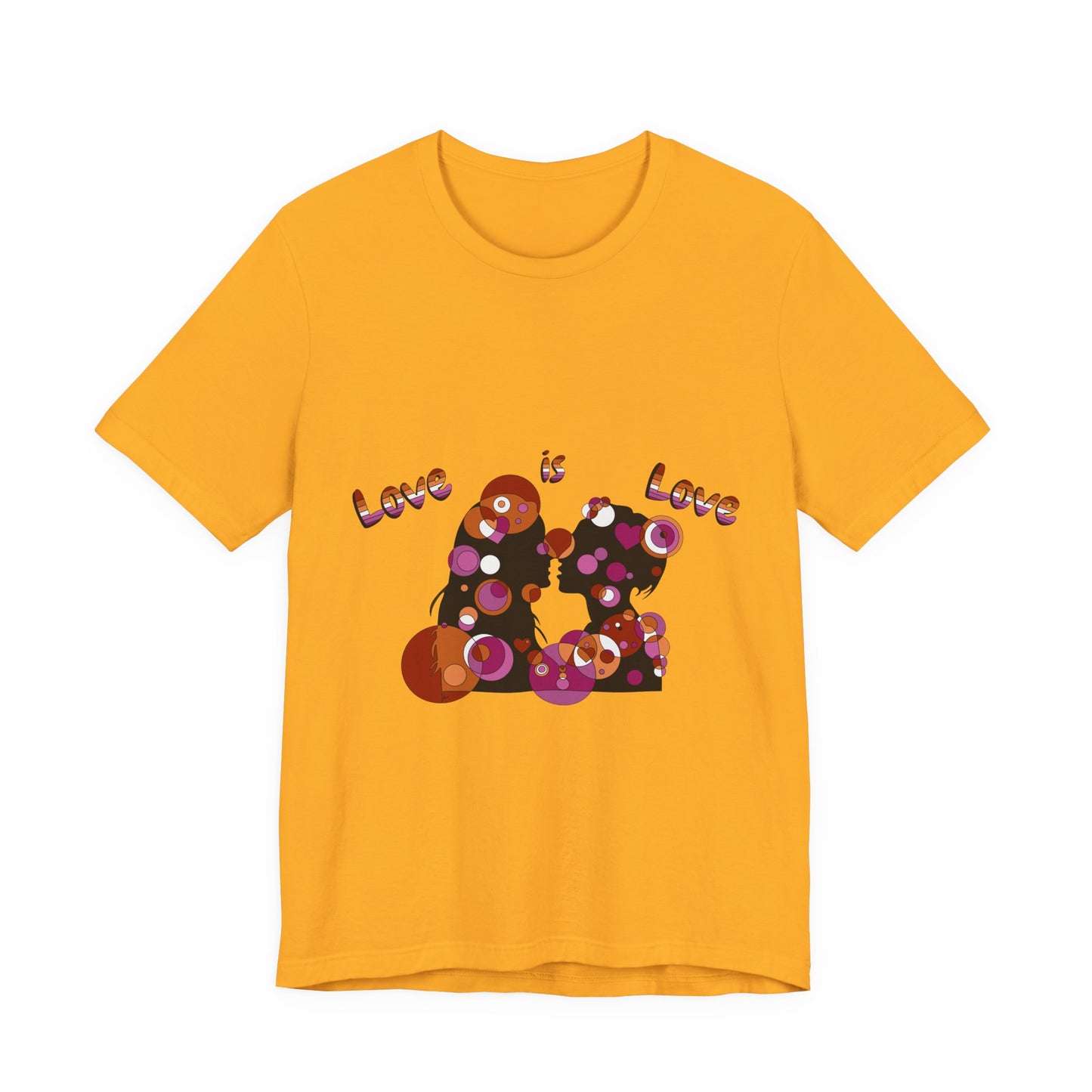 Women’s Geometric Pride Tee - Love is Love Edition