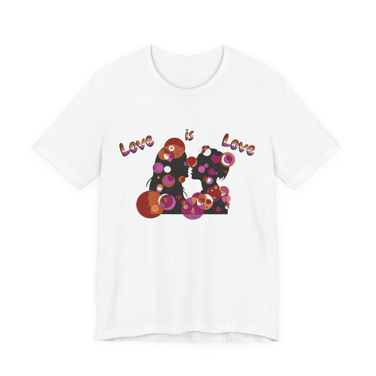 Women’s Geometric Pride Tee - Love is Love Edition