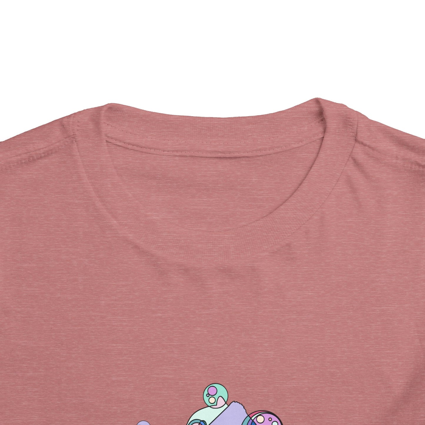 Toddler Unisex Geometric Panda Tee – Cosmic Bamboo Edition