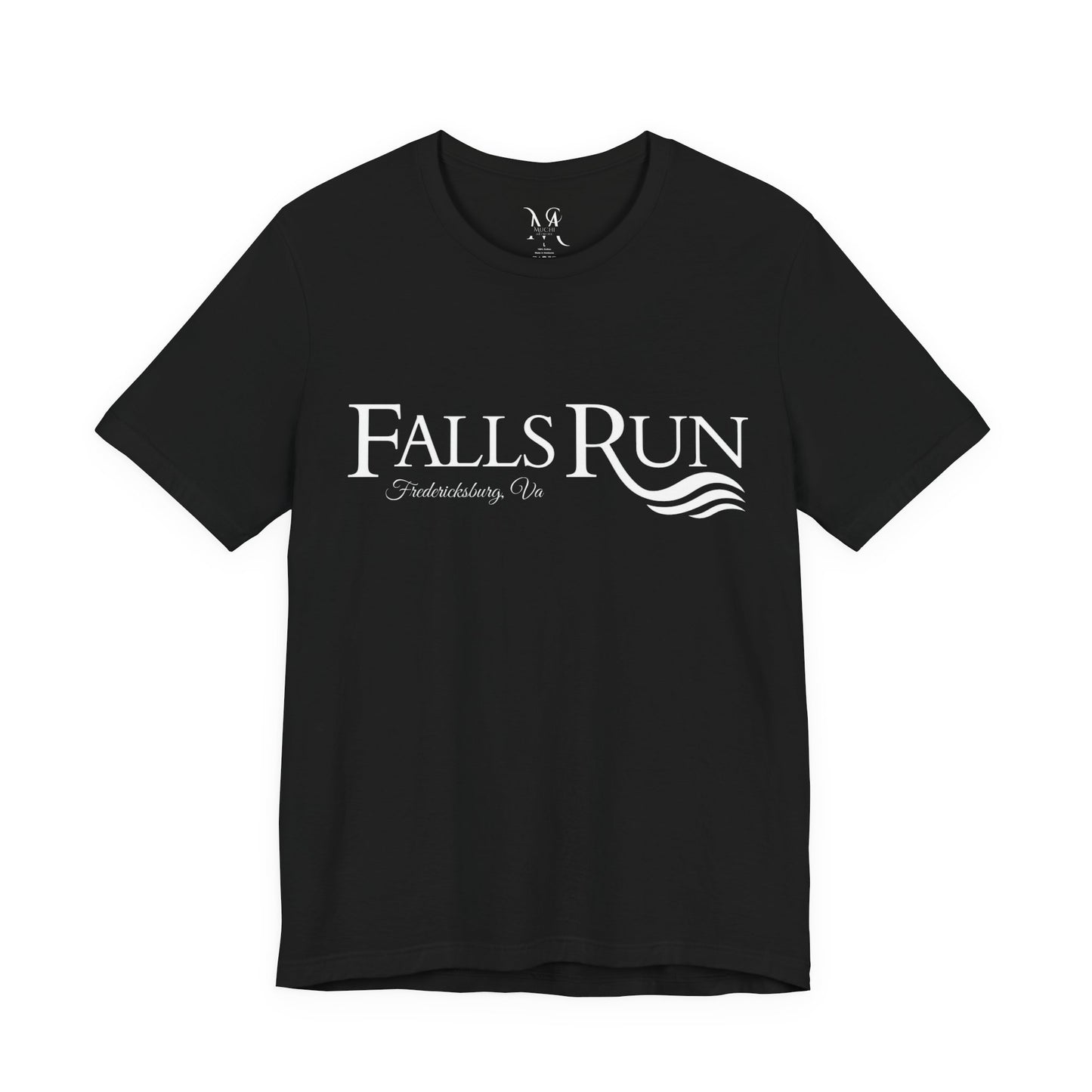 Unisex Tee Community Classic (Front Logo Only - Plain Back, Black & Blue)