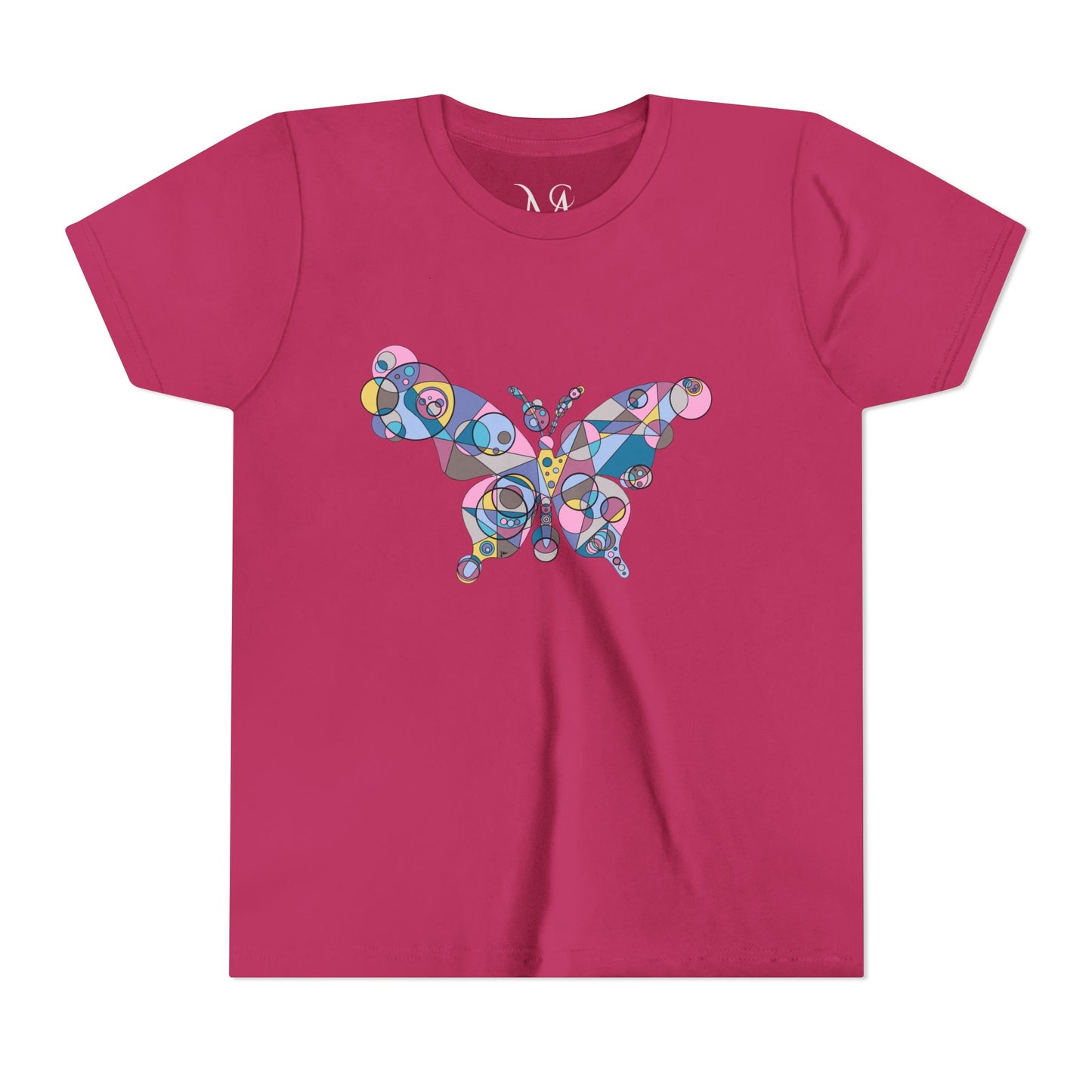 Youth Unisex Geometric Butterfly Tee - Ethereal Edition