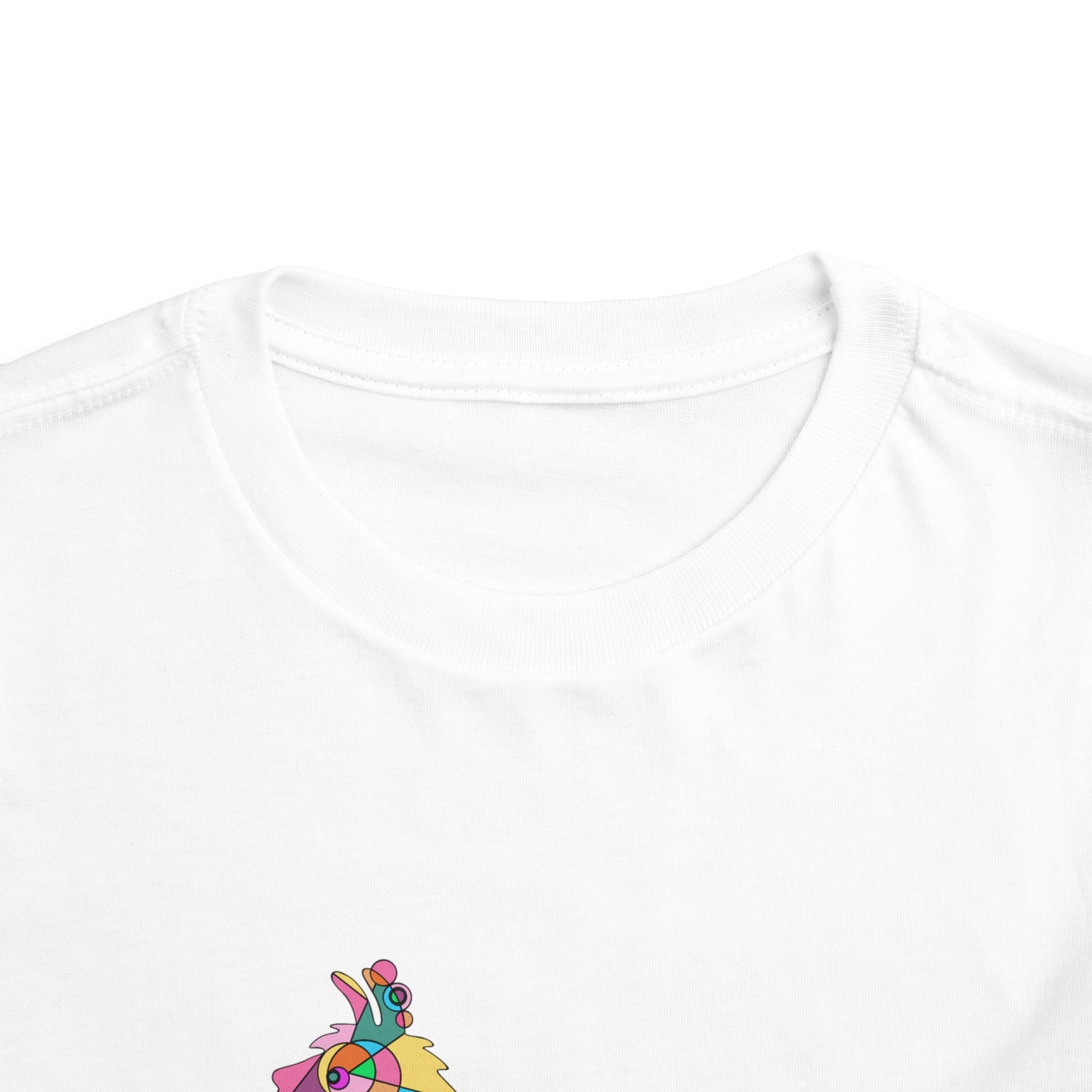 Toddler Unisex Geometric Llama Tee - Andean Joy Edition