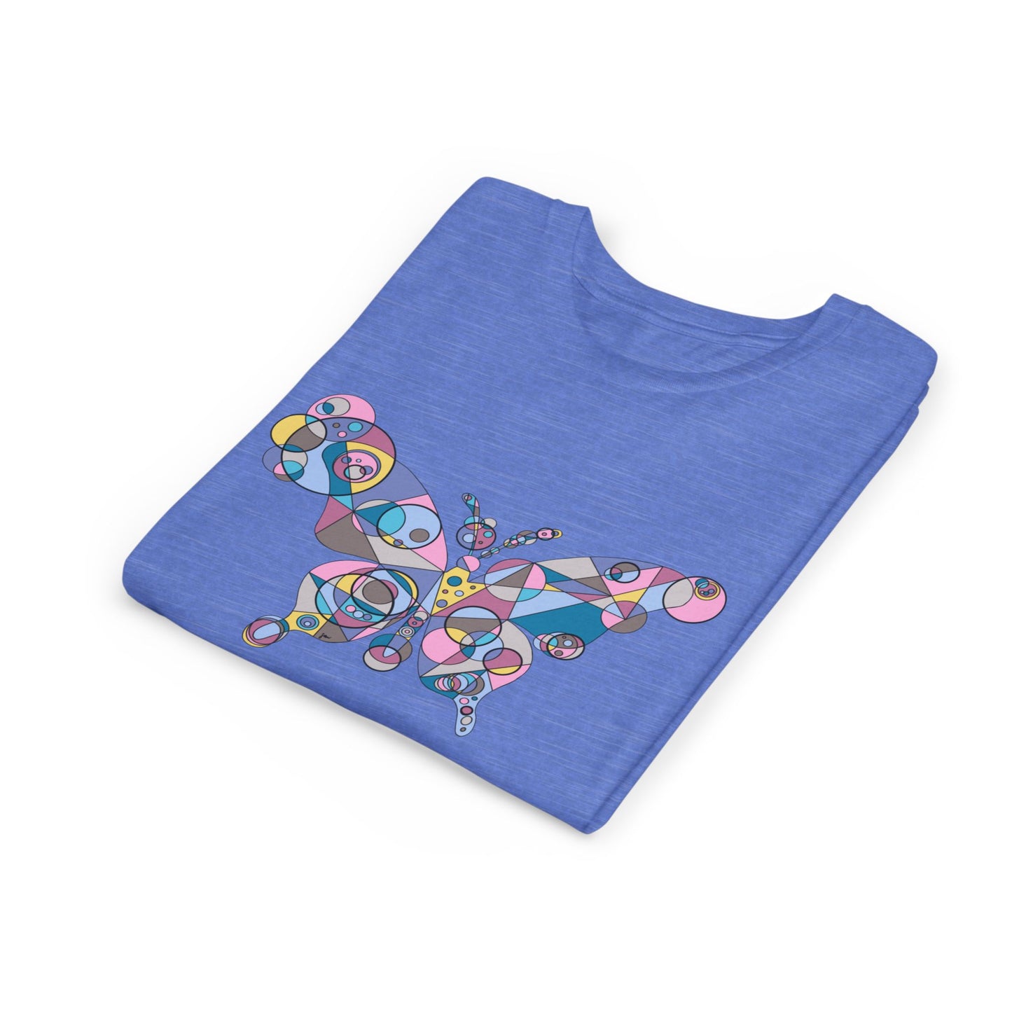 Youth Unisex Geometric Butterfly Tee - Ethereal Edition