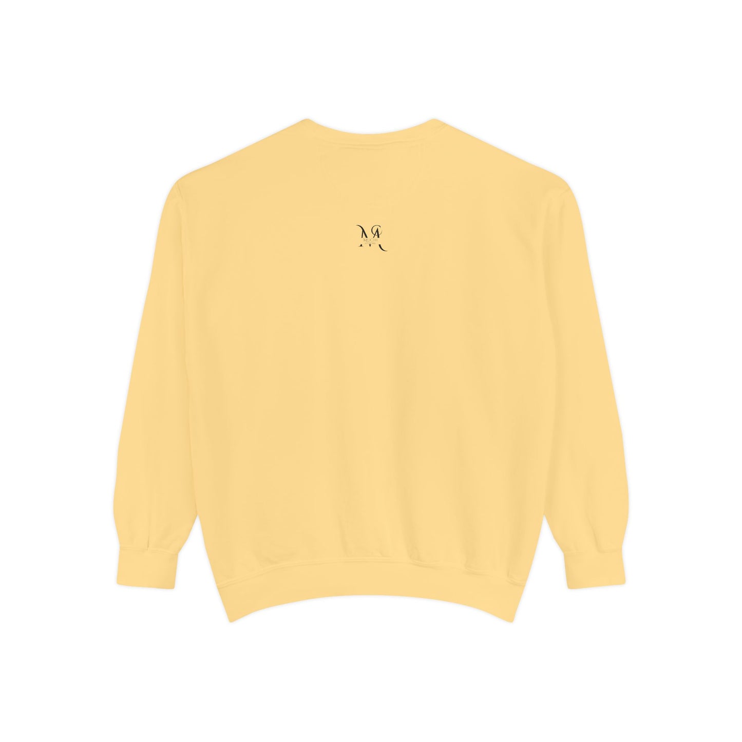 Artistic "Born To Be Wild But Only 'Til 9 PM" Unisex Garment-Dyed Sweatshirt