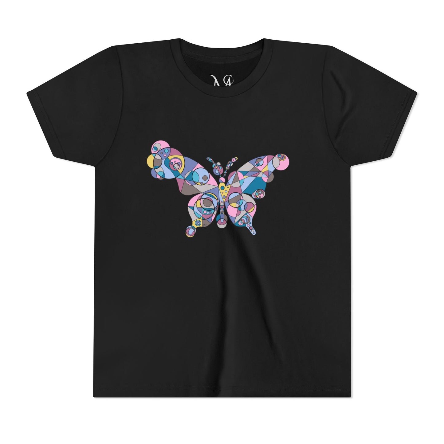 Youth Unisex Geometric Butterfly Tee - Ethereal Edition