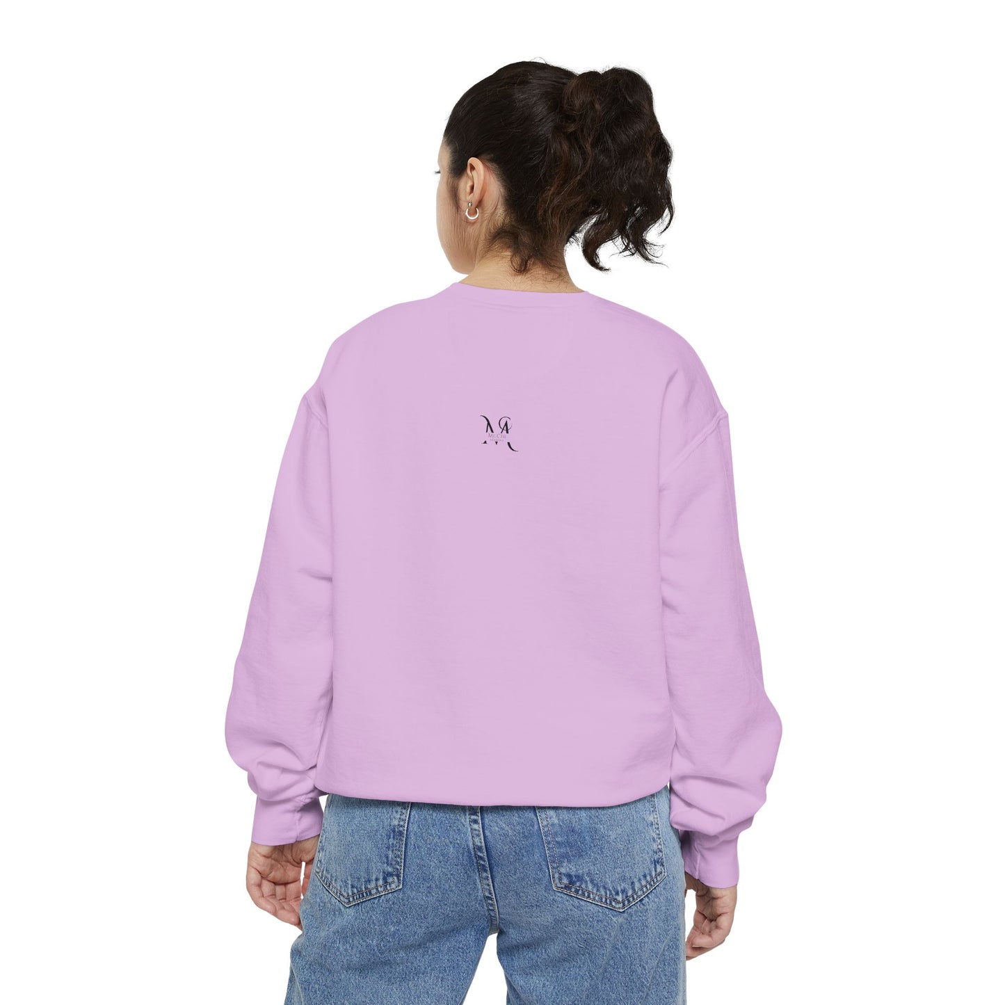 Artistic "Wonderfull Day" Unisex Garment-Dyed Sweatshirt