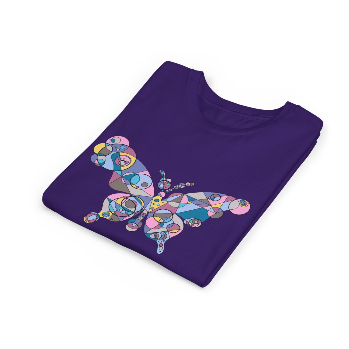 Youth Unisex Geometric Butterfly Tee - Ethereal Edition