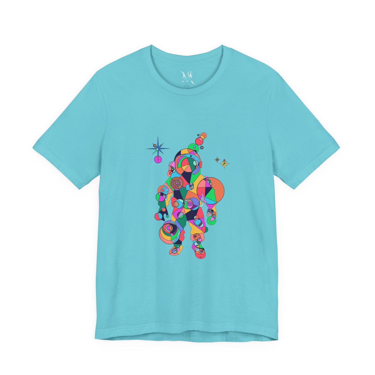 Unisex Geometric Astronaut Tee – Cosmic Explorer Edition