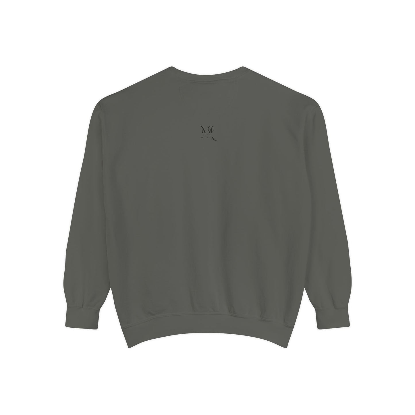 Artistic "All You Need Is Food" Unisex Garment-Dyed Sweatshirt
