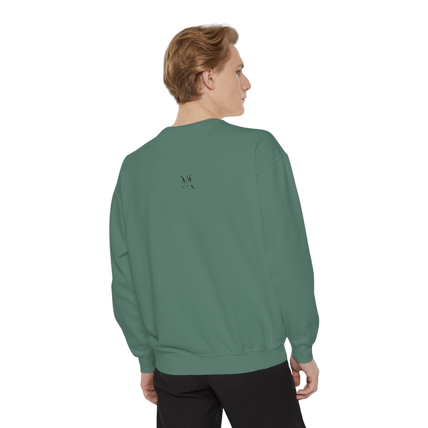 Artistic "Favorite Person Is a Dog" Unisex Garment-Dyed Sweatshirt