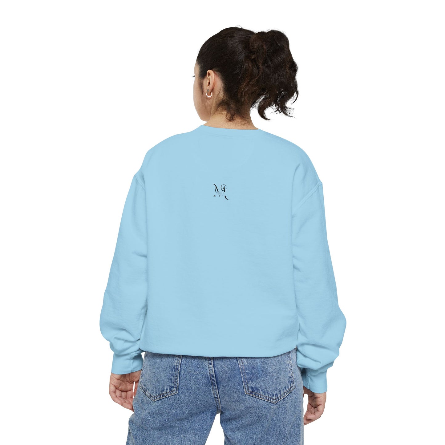 Artistic "Favorite Person Is a Dog" Unisex Garment-Dyed Sweatshirt