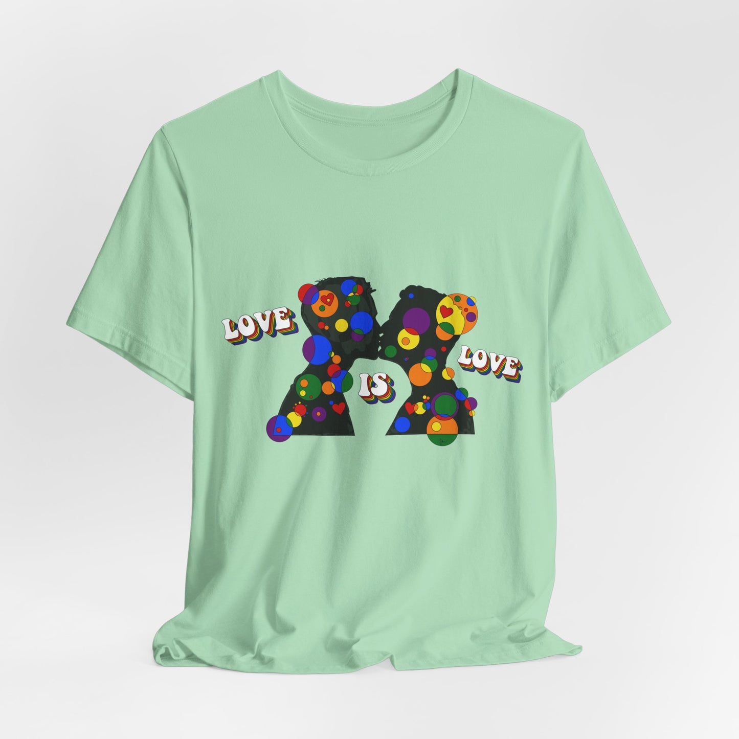 Men’s Geometric Pride Tee - Love is Love Edition