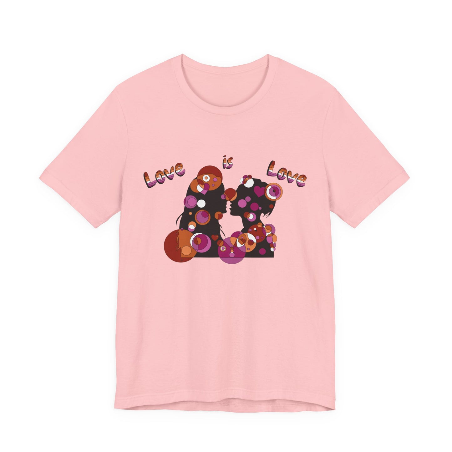 Women’s Geometric Pride Tee - Love is Love Edition