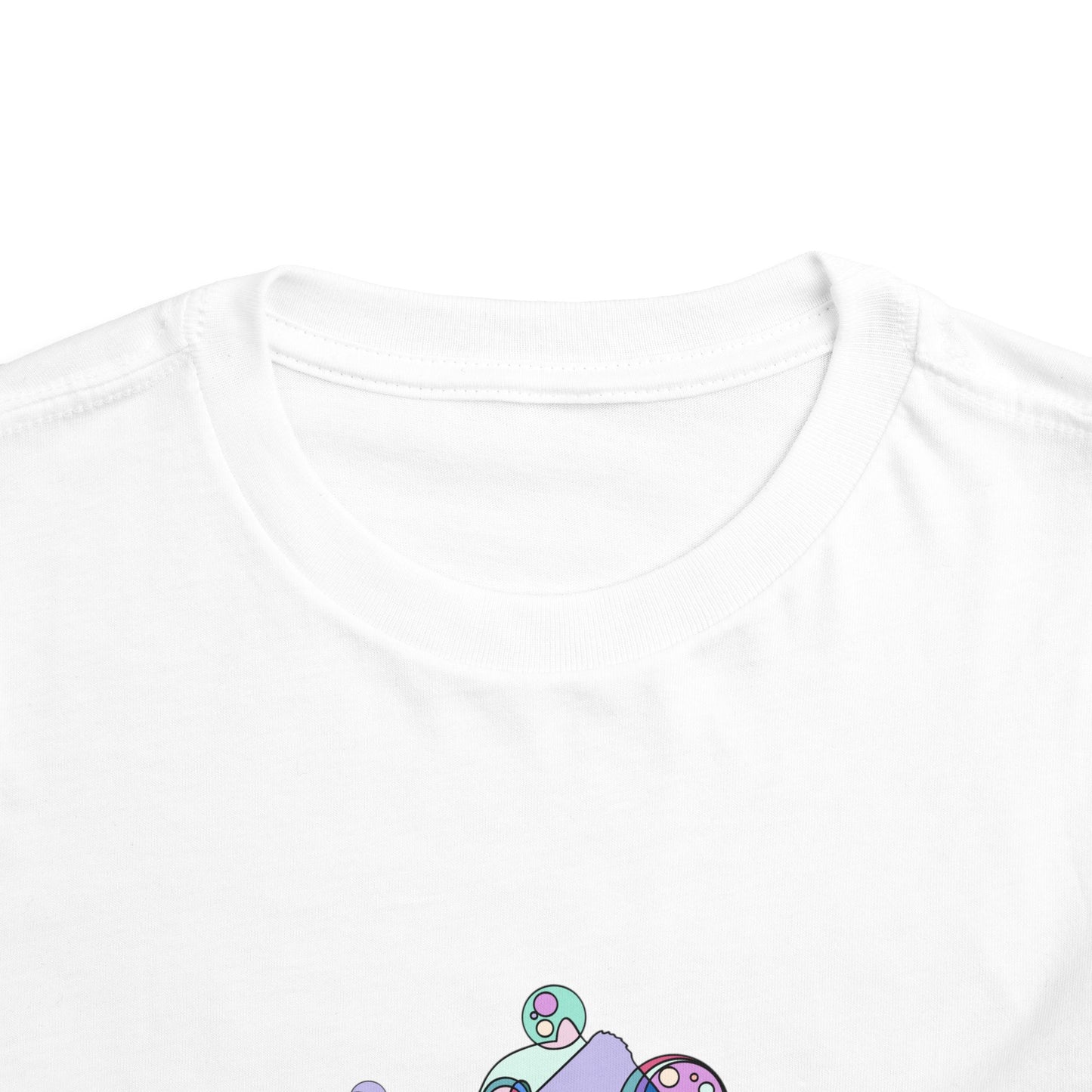 Toddler Unisex Geometric Panda Tee – Cosmic Bamboo Edition