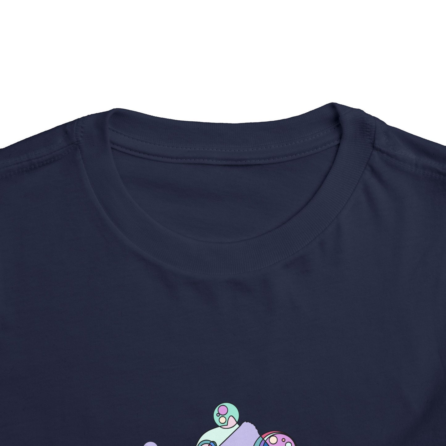 Toddler Unisex Geometric Panda Tee – Cosmic Bamboo Edition