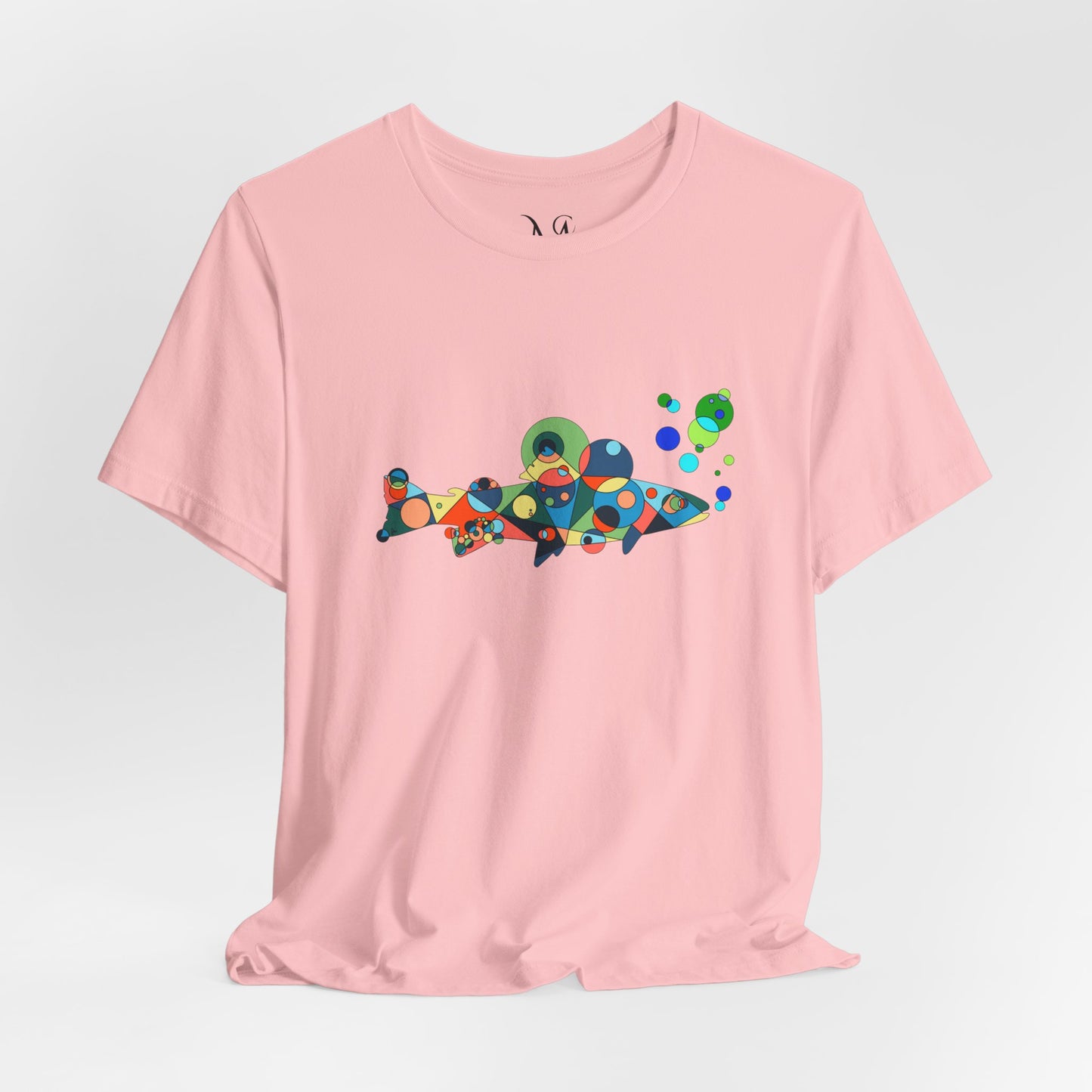 Unisex Geometric Fish Tee – Aquatic Wonder Edition