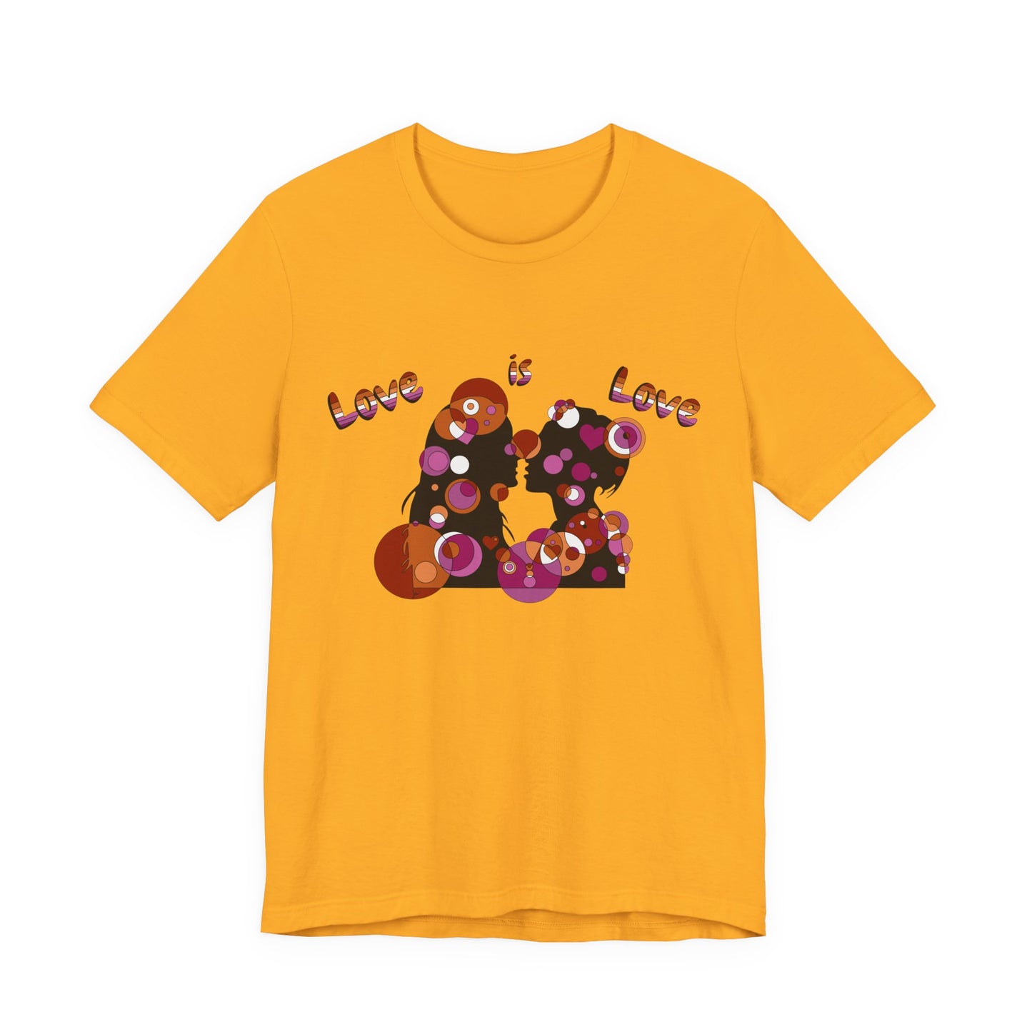 Women’s Geometric Pride Tee - Love is Love Edition