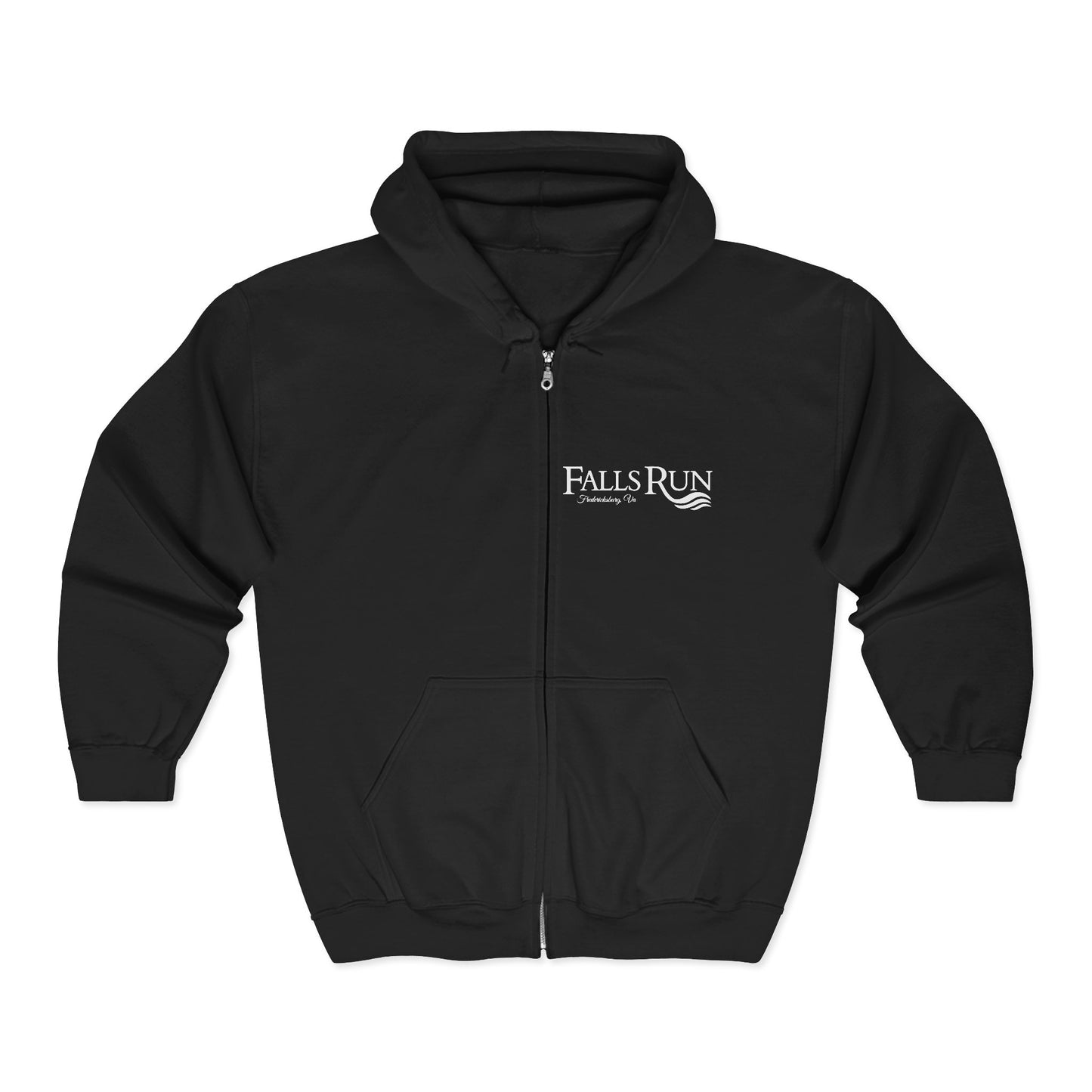 Full-Zip Hooded Sweatshirt Community Classic (Front Logo Only - Plain Back)