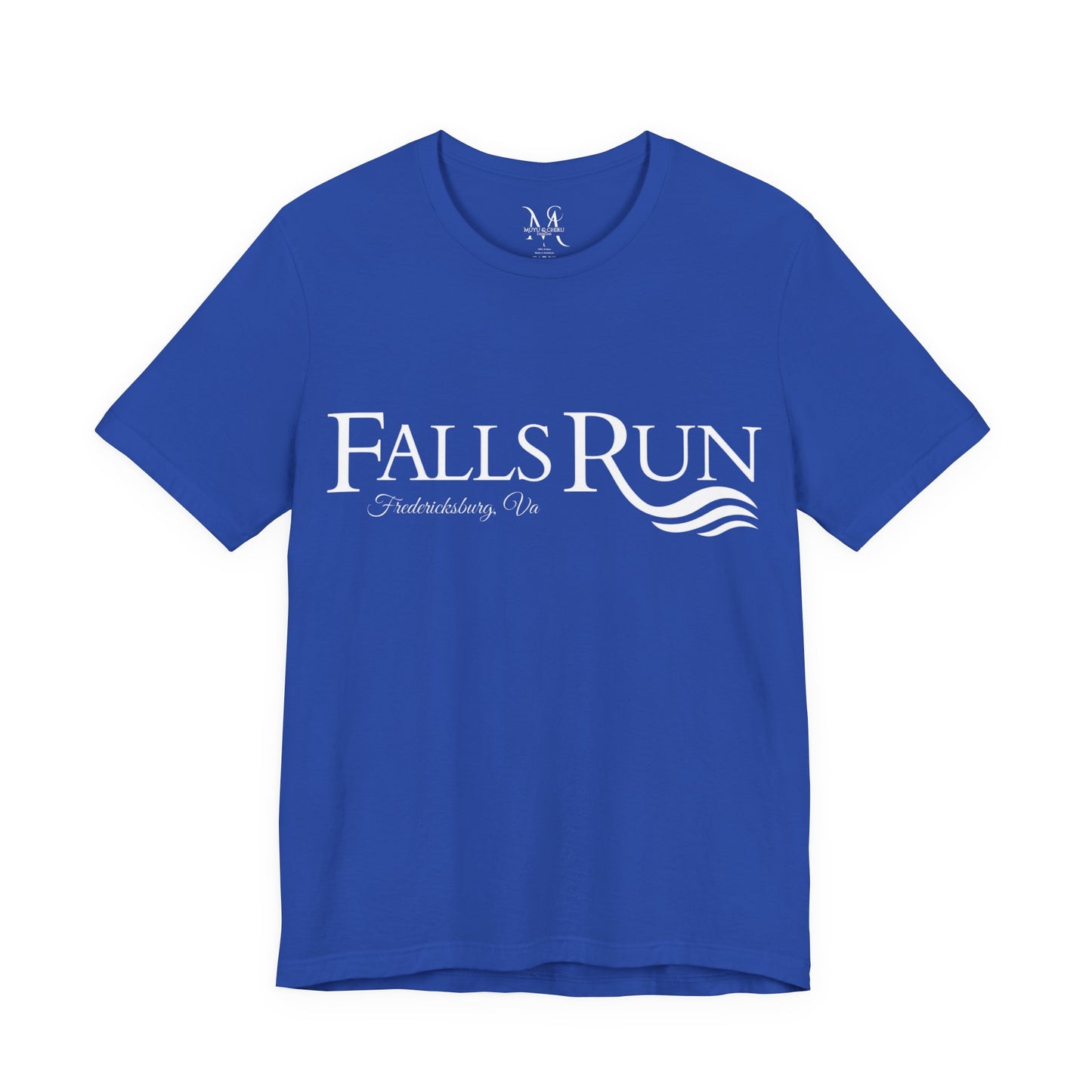 Falls Run – Community Activities Unisex Tee (True Royal & Black)