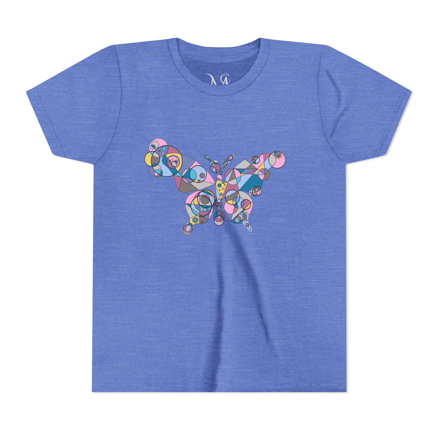 Youth Unisex Geometric Butterfly Tee - Ethereal Edition