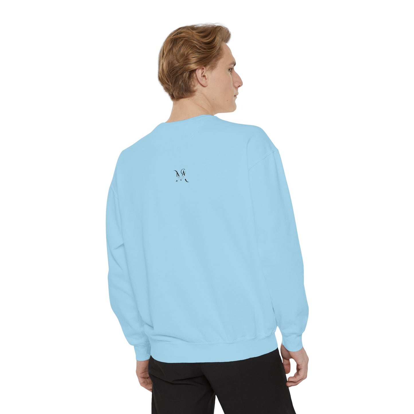 Artistic "Wonderfull Day" Unisex Garment-Dyed Sweatshirt