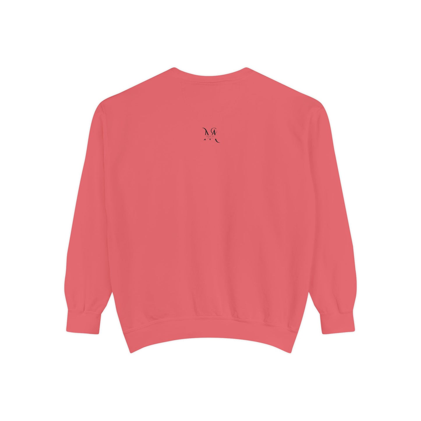 Artistic "Background Music" Unisex Garment-Dyed Sweatshirt