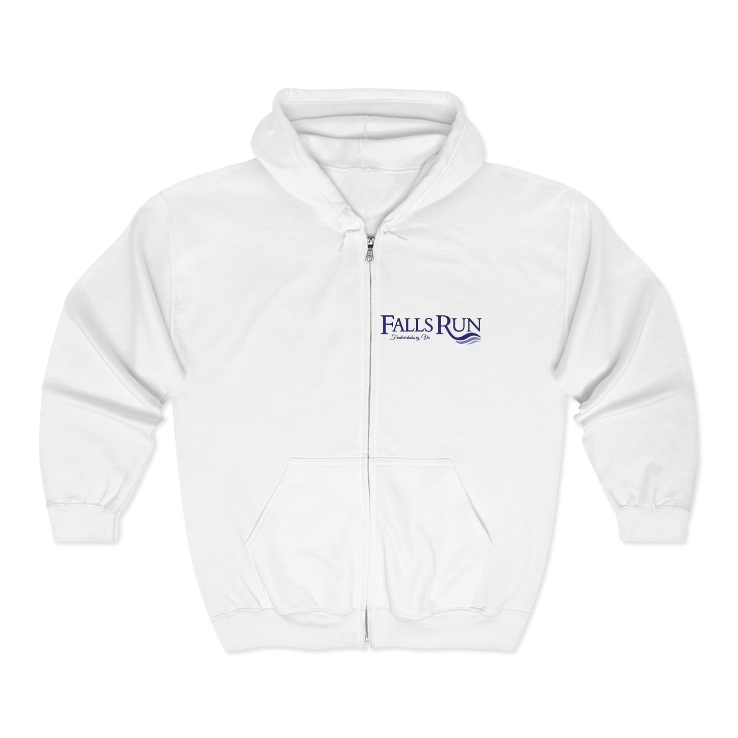 Full-Zip Hooded Sweatshirt Community Classic (Front Logo Only - Plain Back)