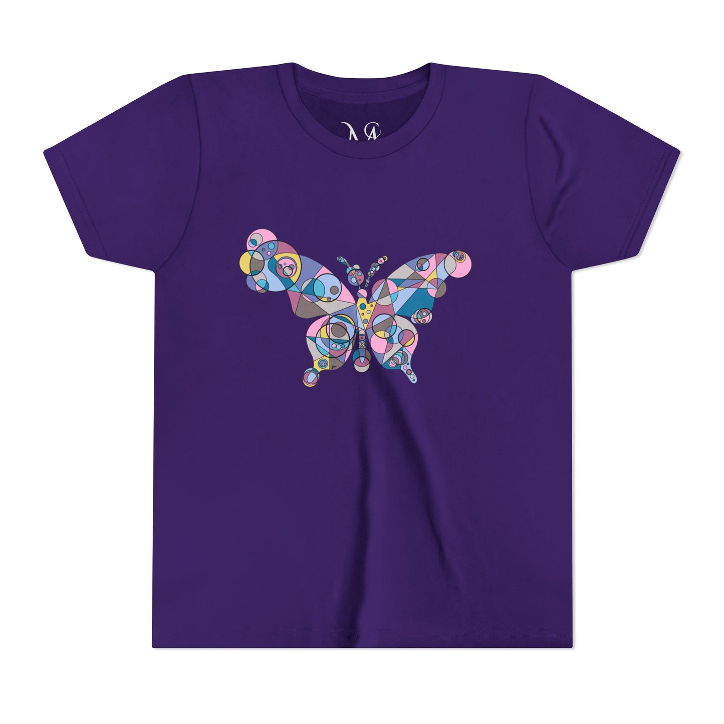 Youth Unisex Geometric Butterfly Tee - Ethereal Edition