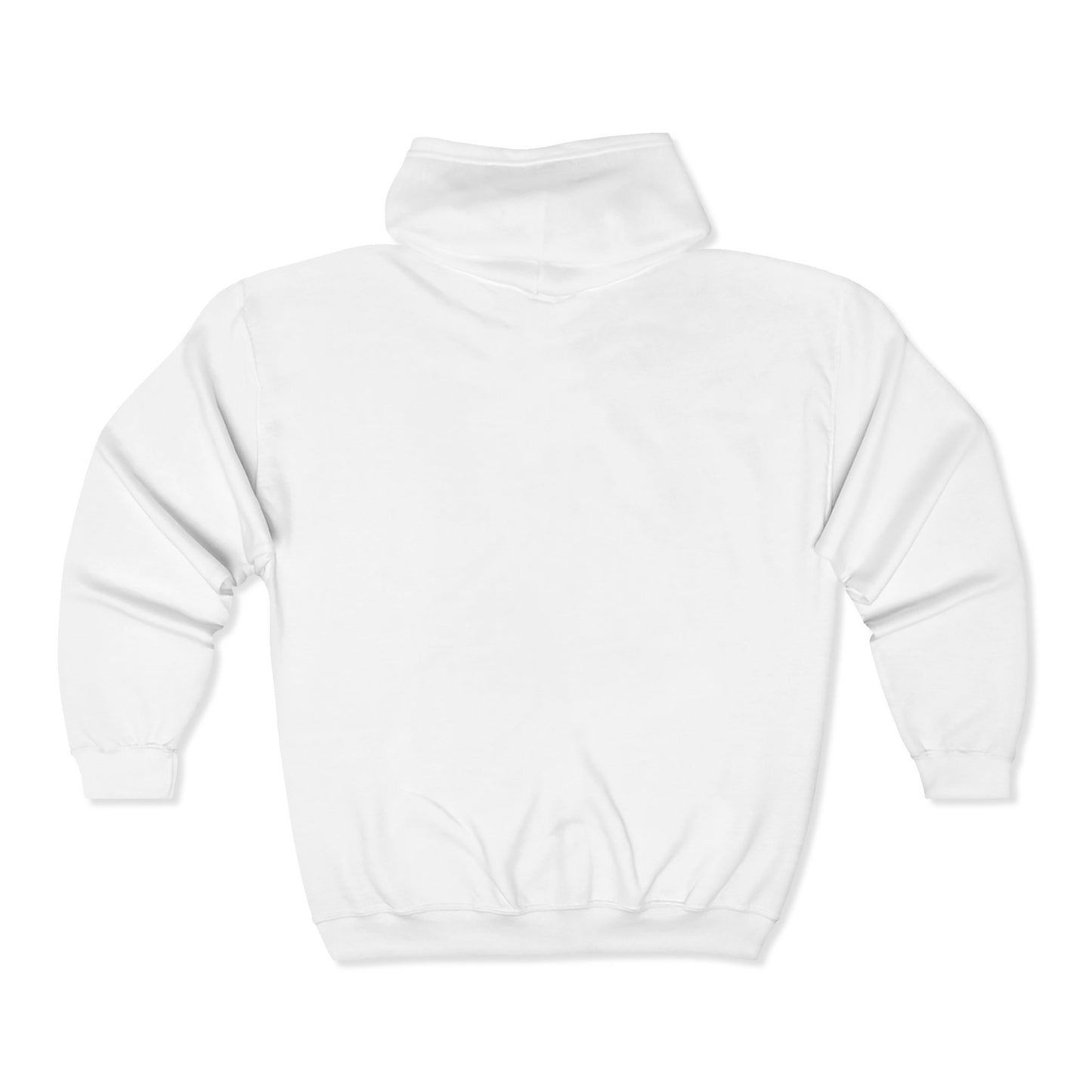 Full-Zip Hooded Sweatshirt Community Classic (Front Logo Only - Plain Back)