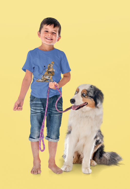 Toddler Unisex Geometric Dog Tee - Pawssible Edition