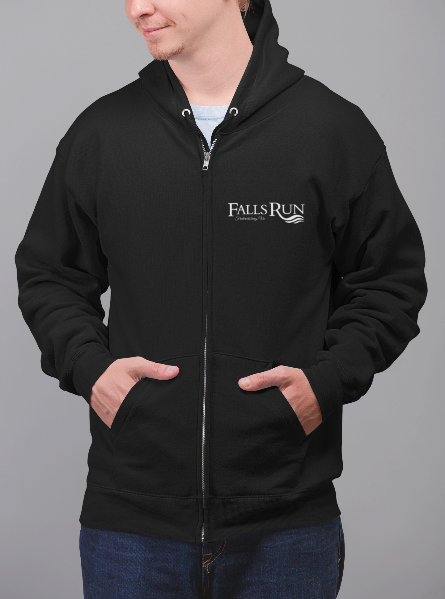 Full-Zip Hooded Sweatshirt Community Activities (Front Logo & Back Design)