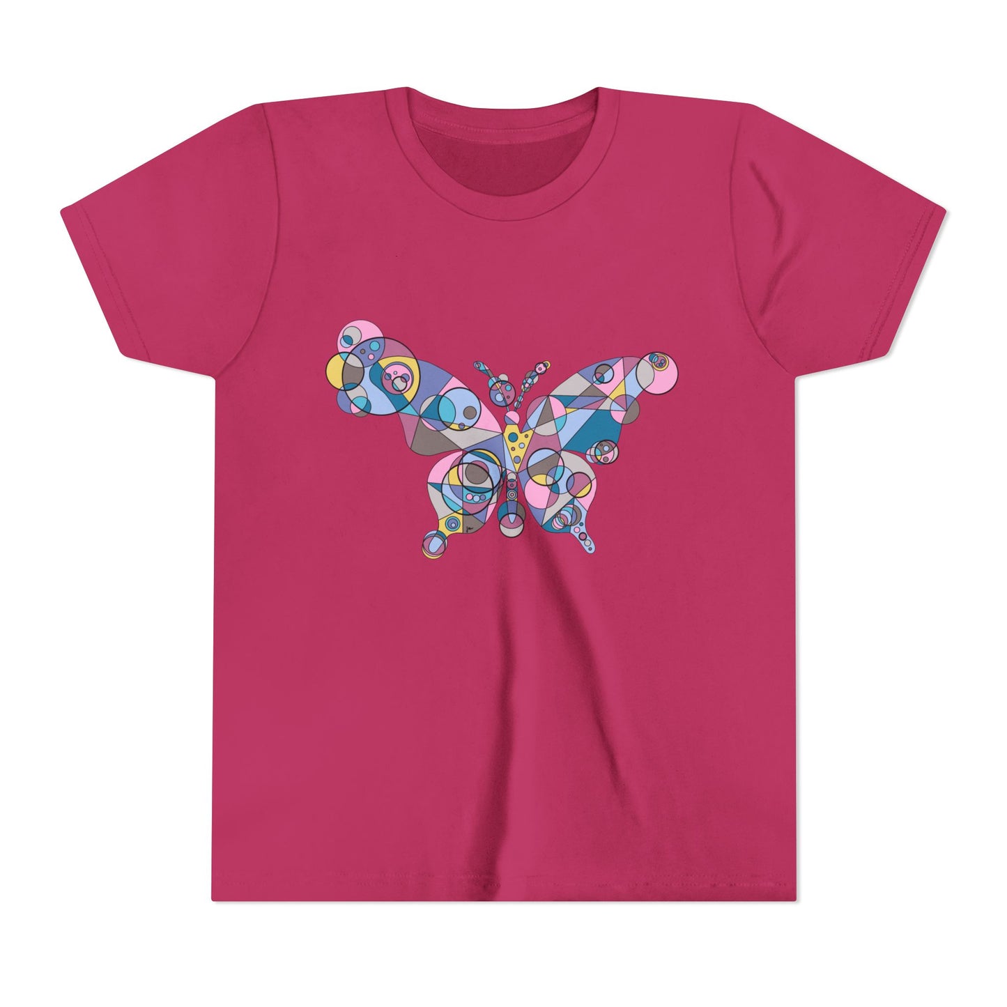 Youth Unisex Geometric Butterfly Tee - Ethereal Edition