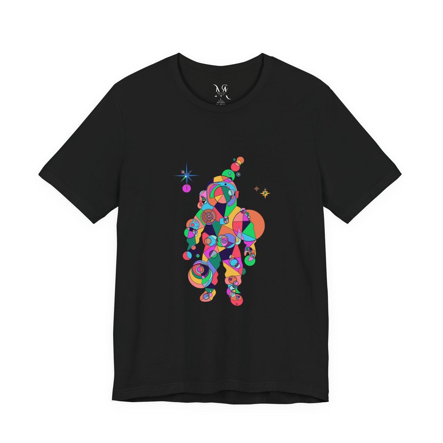 Unisex Geometric Astronaut Tee – Cosmic Explorer Edition