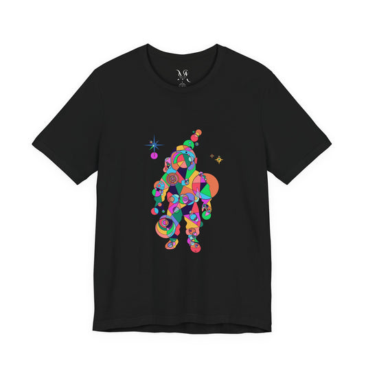 Unisex Geometric Astronaut Tee – Cosmic Explorer Edition