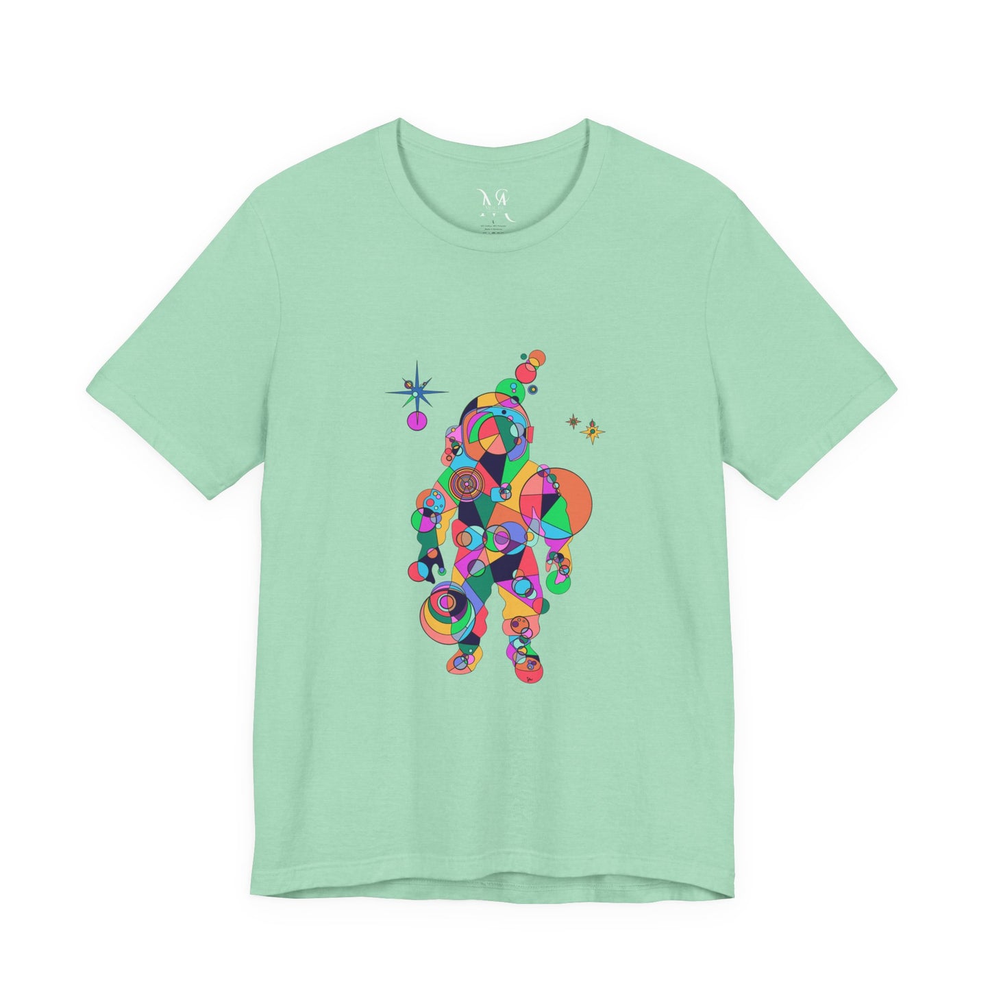 Unisex Geometric Astronaut Tee – Cosmic Explorer Edition
