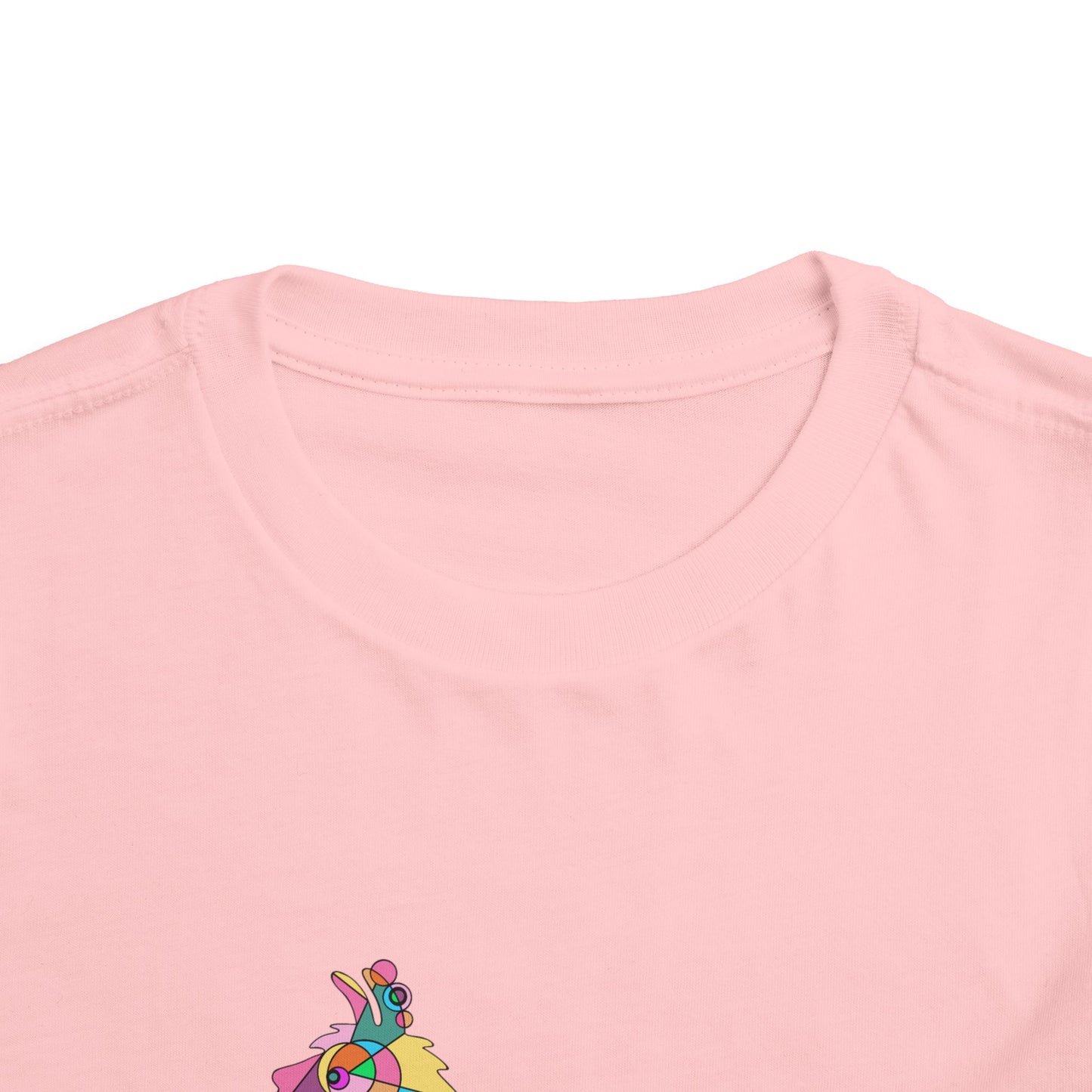 Toddler Unisex Geometric Llama Tee - Andean Joy Edition