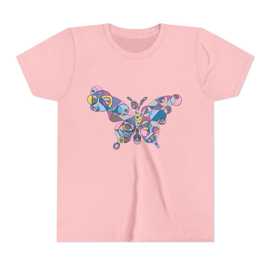 Youth Unisex Geometric Butterfly Tee - Ethereal Edition