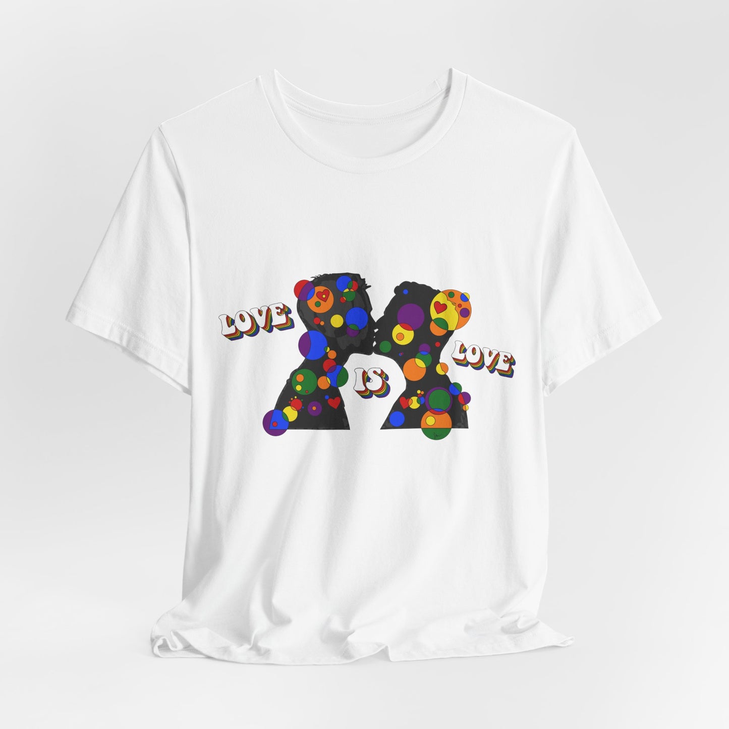 Men’s Geometric Pride Tee - Love is Love Edition
