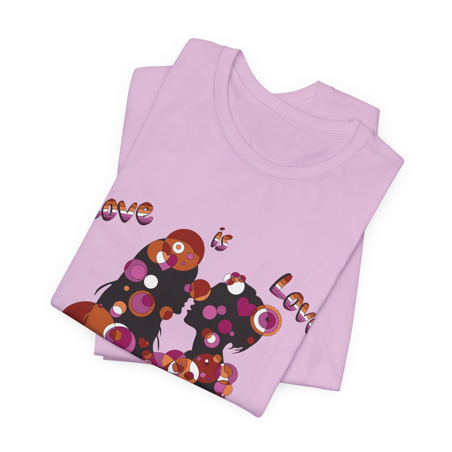 Women’s Geometric Pride Tee - Love is Love Edition