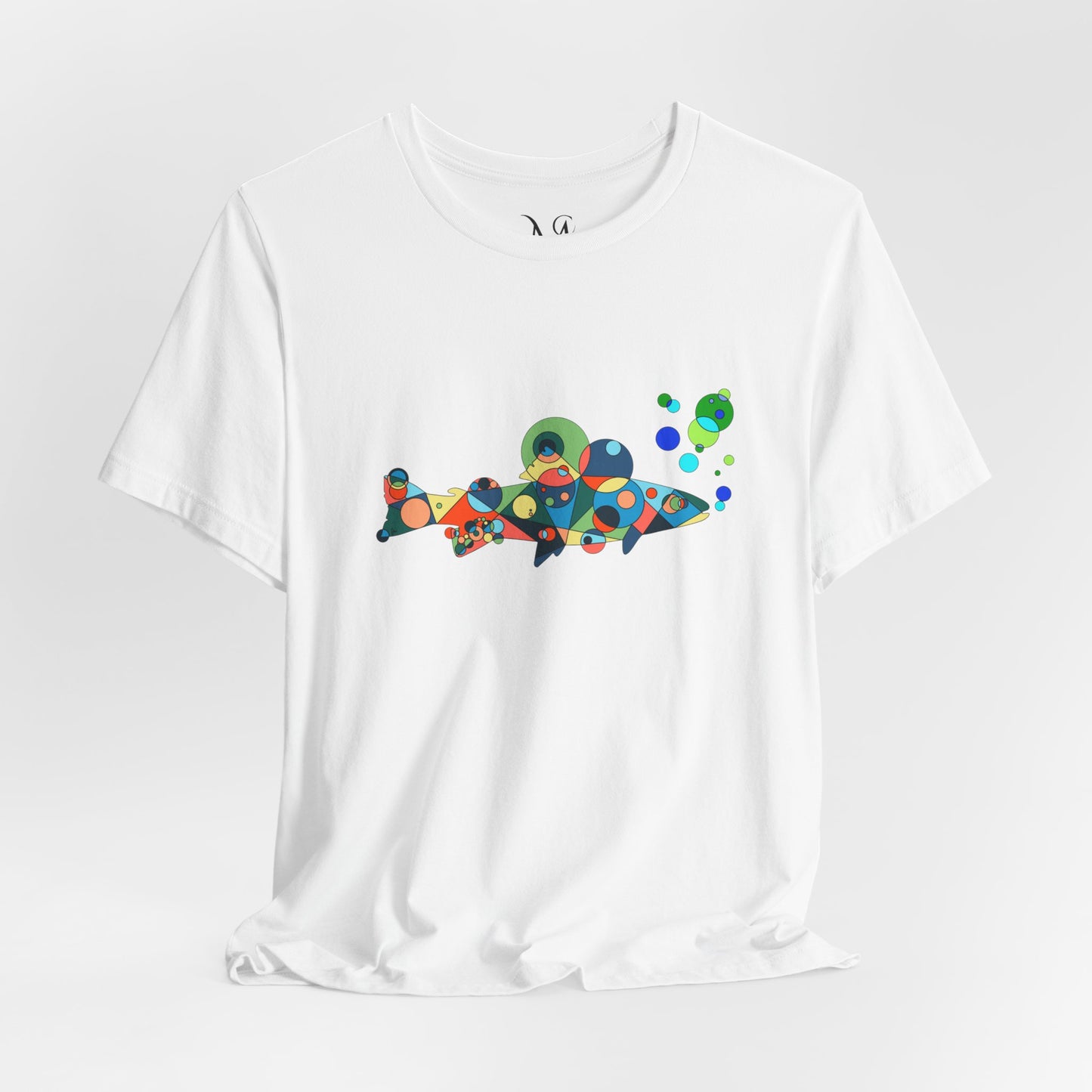 Unisex Geometric Fish Tee – Aquatic Wonder Edition