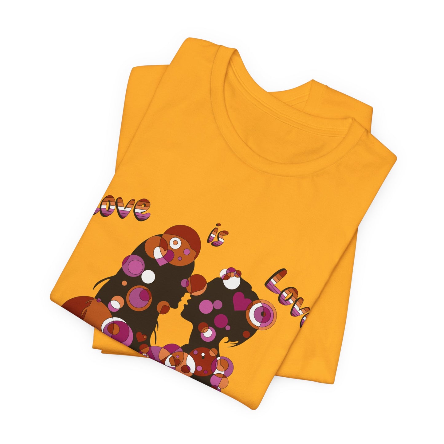 Women’s Geometric Pride Tee - Love is Love Edition