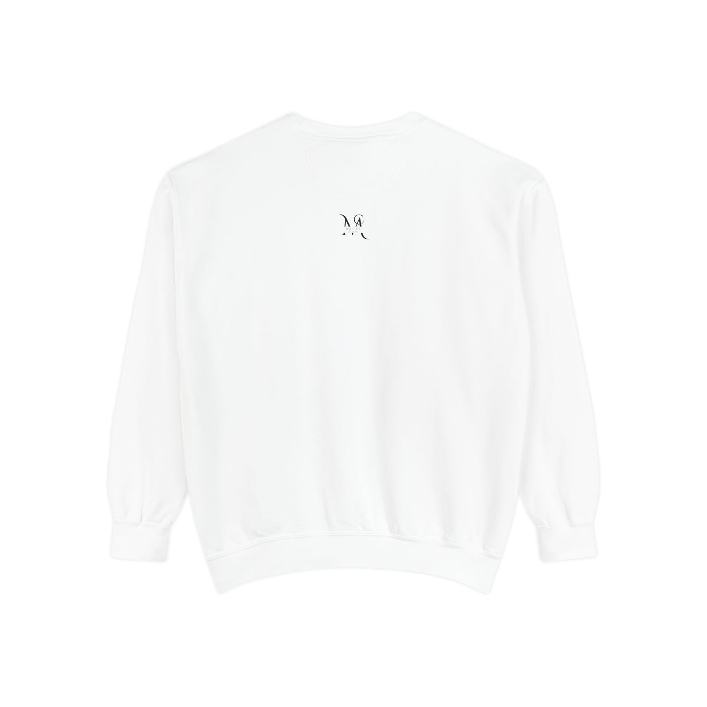 Artistic "Born To Be Wild But Only 'Til 9 PM" Unisex Garment-Dyed Sweatshirt