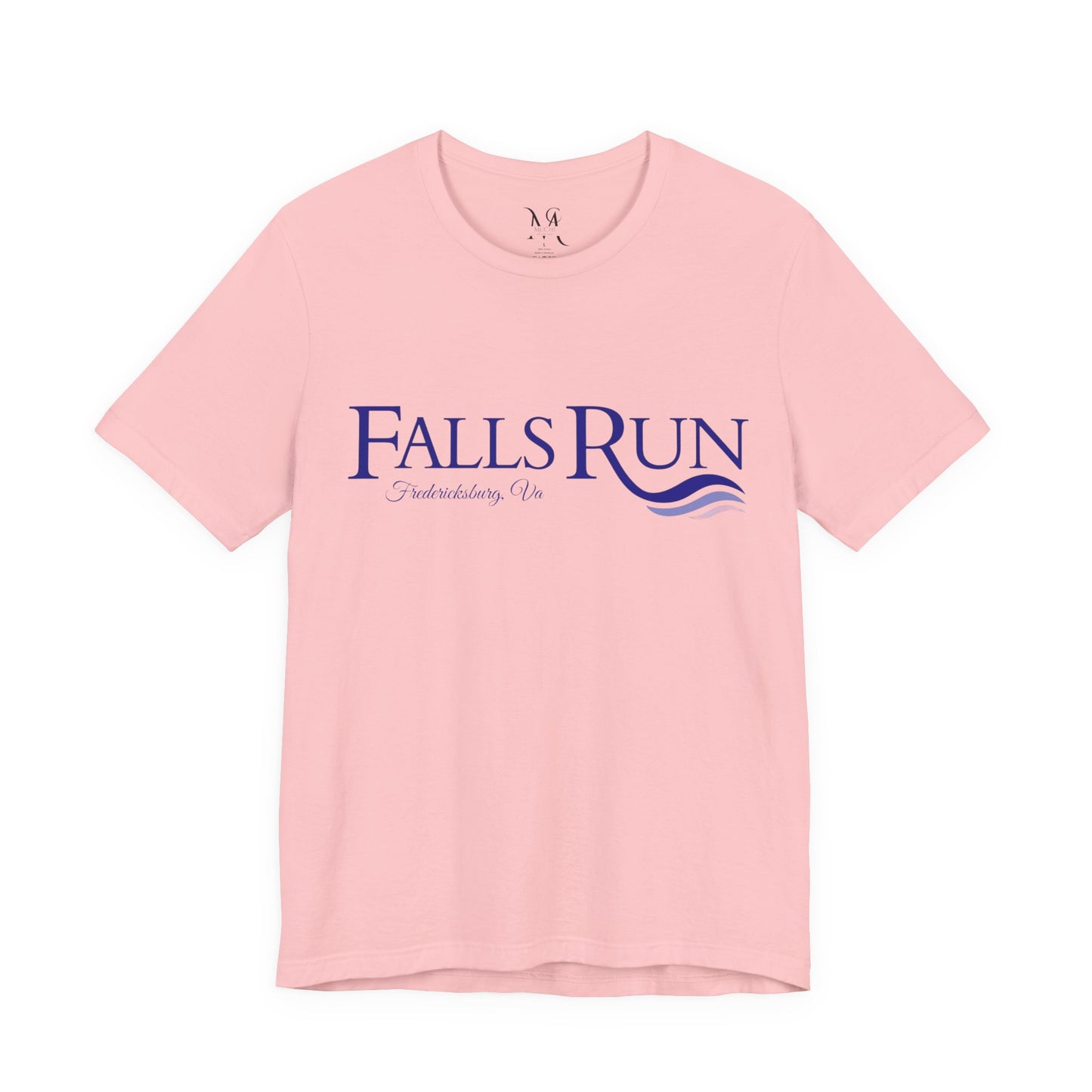 Unisex Tee Community Classic (Front Logo Only - Plain Back, White & Pink)