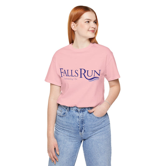 Unisex Tee Community Activities (Front Logo & Back Design, White & Pink)