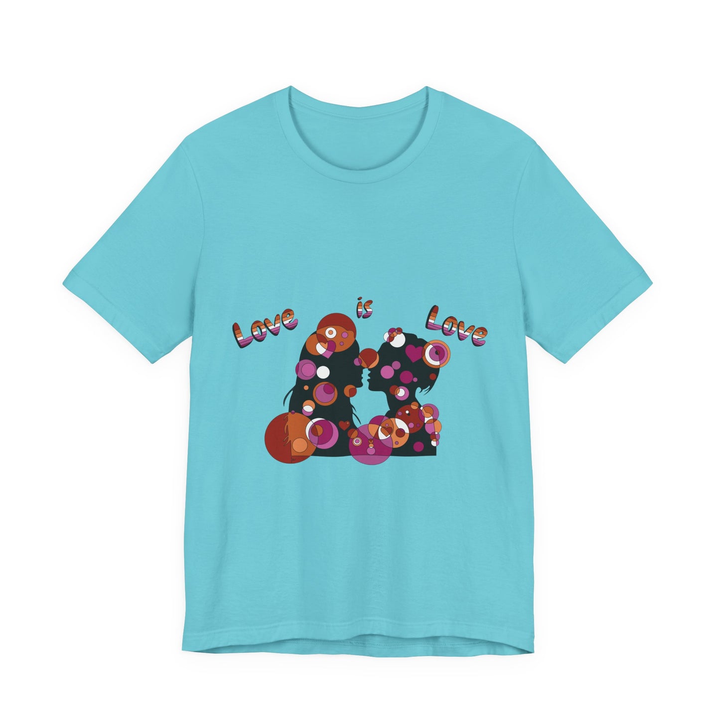 Women’s Geometric Pride Tee - Love is Love Edition