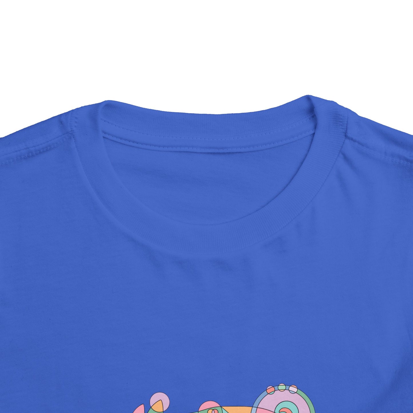 Toddler Unisex Geometric Pig Tee - Pastel Whimsy Edition