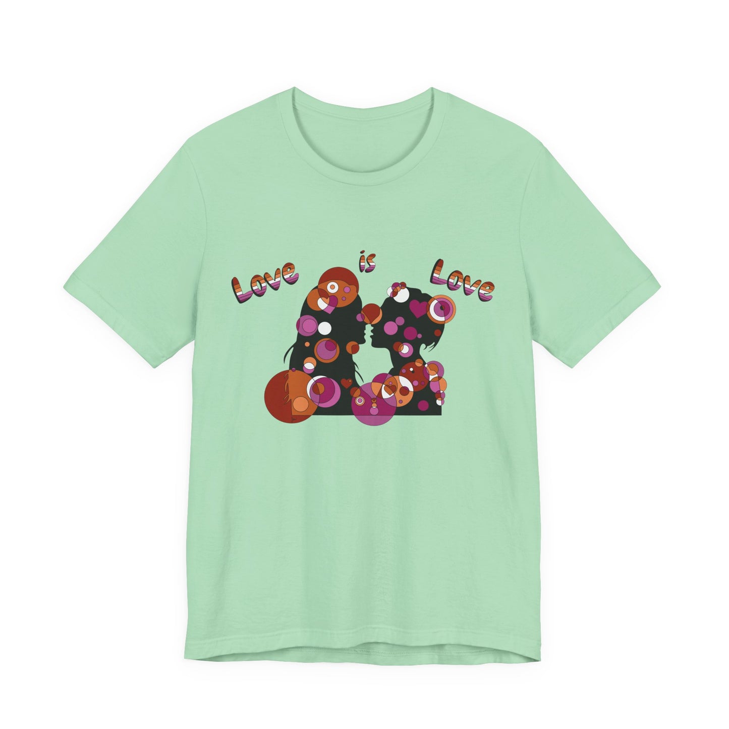 Women’s Geometric Pride Tee - Love is Love Edition